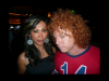 The Founder, Rowena Baraan-Krifaton with Carrot Top at a fundraising event.