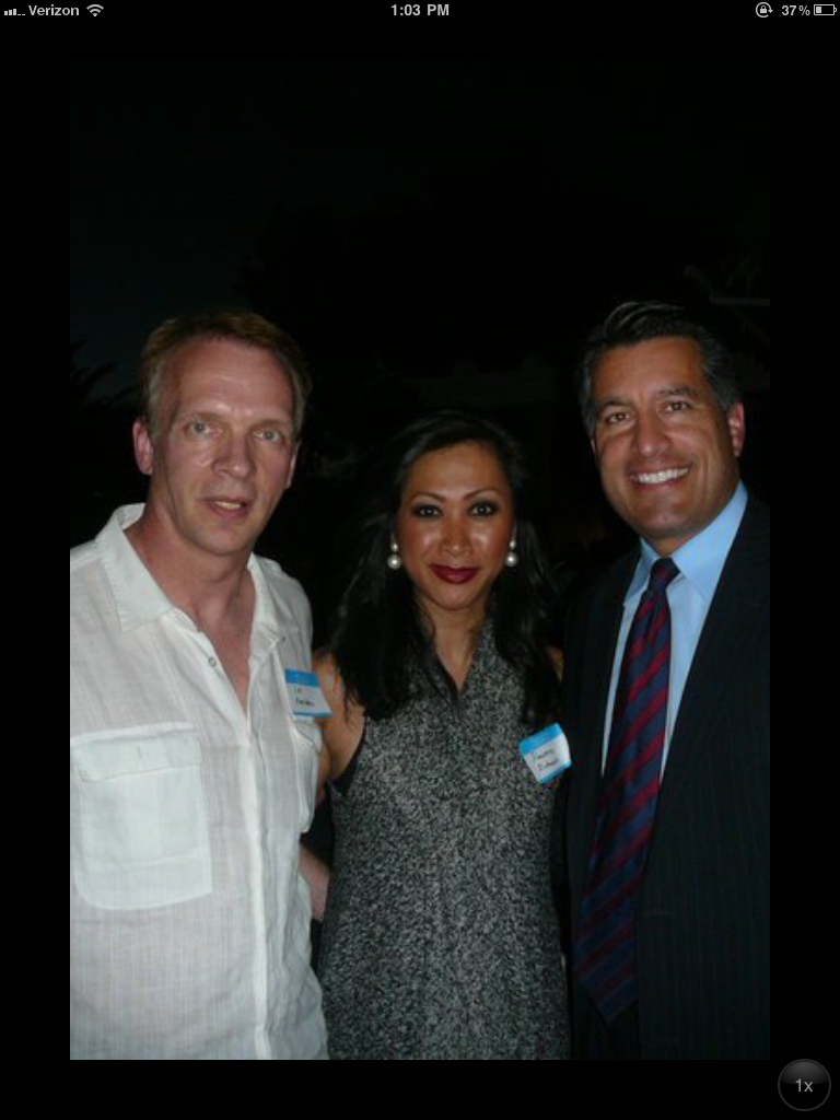 Founders, Les and Rowena Krifaton with Gov. Brian Sandoval.